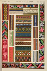 Szegélygyűjtemény a 9-14. századi illuminált kéziratokból, XVI. fejezet, LXVII. tábla, „Dísznyelvtan” 1868-ból